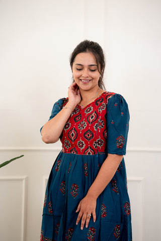 AVANI HERITAGE | MATERNITY COTTON MAXI FULL LENGTH