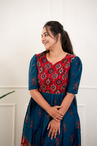 AVANI HERITAGE | MATERNITY COTTON MAXI FULL LENGTH