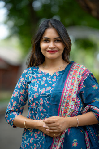PEACOCK PETAL | MATERNITY KURTI SET