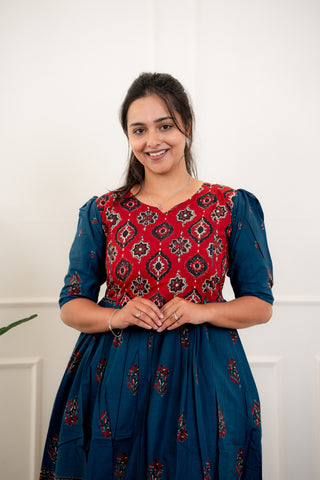 AVANI HERITAGE | MATERNITY COTTON MAXI FULL LENGTH