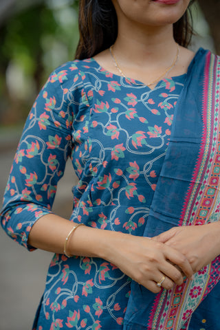 PEACOCK PETAL | MATERNITY KURTI SET