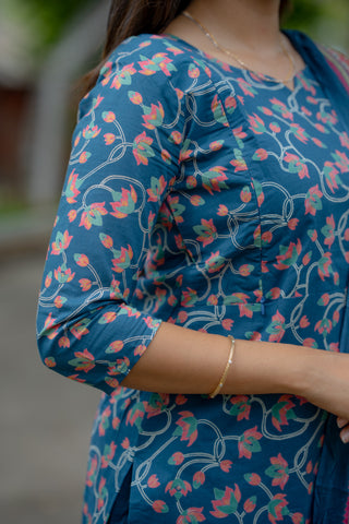 PEACOCK PETAL | MATERNITY KURTI SET