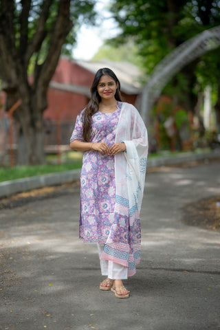 ORCHID BREEZE | MATERNITY KURTI SET