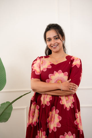 RANGOLI | MATERNITY COTTON MAXI ANKLE LENGTH