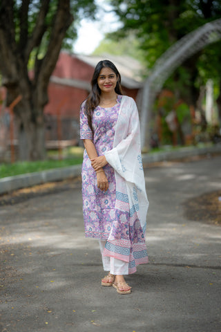 ORCHID BREEZE | MATERNITY KURTI SET