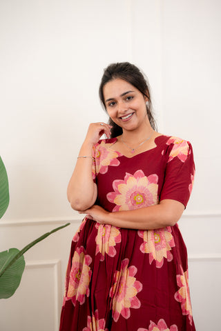RANGOLI | MATERNITY COTTON MAXI ANKLE LENGTH