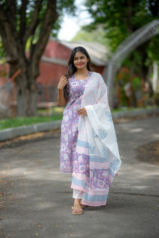 ORCHID BREEZE | MATERNITY KURTI SET