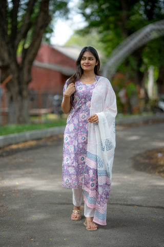 ORCHID BREEZE | MATERNITY KURTI SET