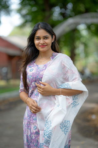 ORCHID BREEZE | MATERNITY KURTI SET