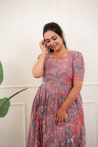 VEDIC VINE | MATERNITY COTTON MAXI ANKLE LENGTH