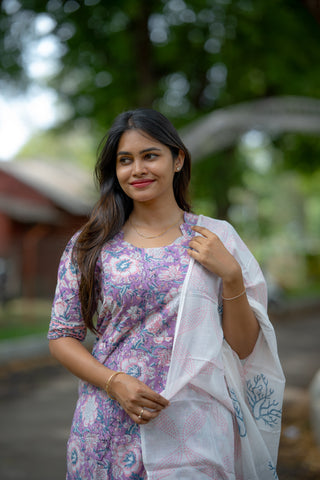 ORCHID BREEZE | MATERNITY KURTI SET