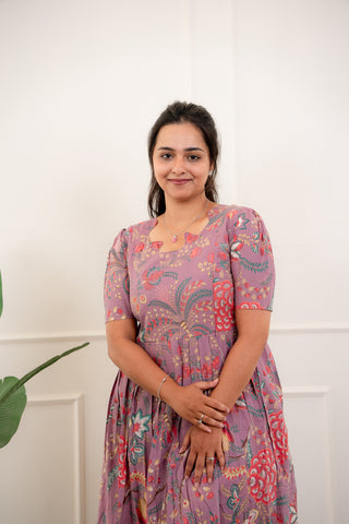 VEDIC VINE | MATERNITY COTTON MAXI ANKLE LENGTH