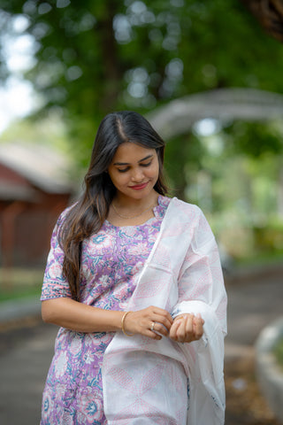 ORCHID BREEZE | MATERNITY KURTI SET