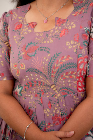 VEDIC VINE | MATERNITY COTTON MAXI ANKLE LENGTH