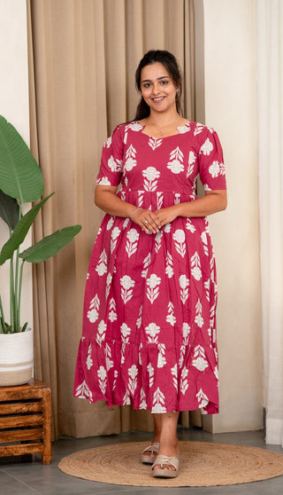 SKY MEADOW | MATERNITY COTTON MAXI ANKLE LENGTH