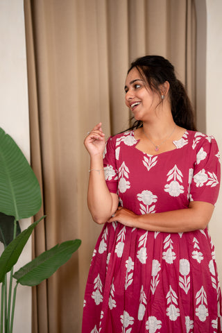 SKY MEADOW | MATERNITY COTTON MAXI ANKLE LENGTH