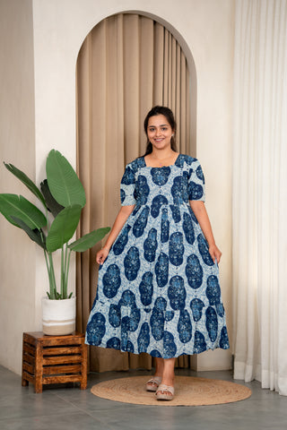 OCEAN AURA | MATERNITY COTTON MAXI ANKLE LENGTH