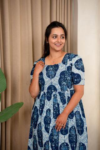 OCEAN AURA | MATERNITY COTTON MAXI ANKLE LENGTH