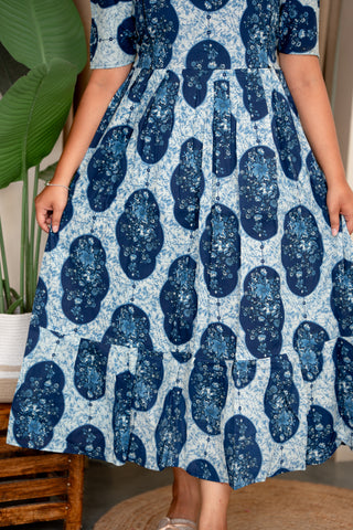 OCEAN AURA | MATERNITY COTTON MAXI ANKLE LENGTH