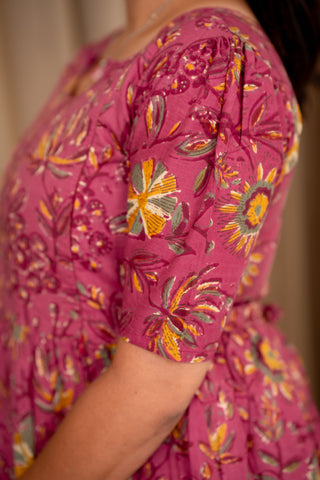 SUNFLOWER | MATERNITY COTTON MAXI ANKLE LENGTH