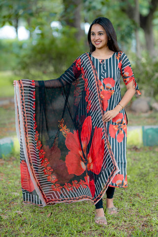 SRUTHI | MATERNITY KURTI & DUPATTA SET