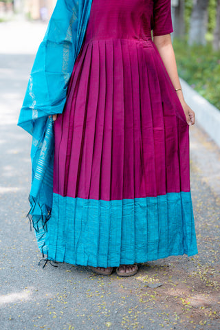 HARINI | MATERNITY MAXI WITH SHAWL FULL LENGTH