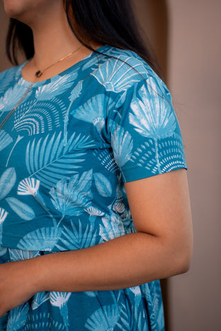 SHELL | ZIPLESS MATERNITY MAXI-NORMAL SLEEVES | FULL LENGTH MAXI