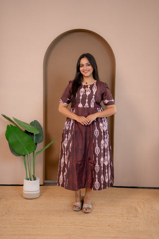 IKAT WAVE | MATERNITY MAXI ANKLE LENGTH