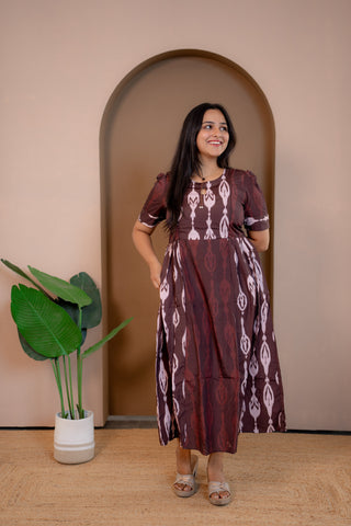 IKAT WAVE | MATERNITY MAXI ANKLE LENGTH