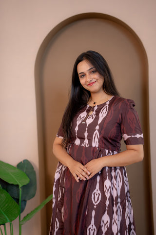 IKAT WAVE | MATERNITY MAXI ANKLE LENGTH