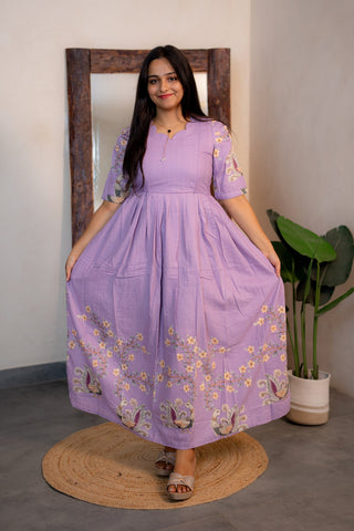 ELEGANT PEACOCK | MATERNITY MAXI FULL LENGTH