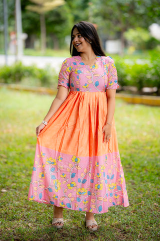 DUAL LEAVES | MATERNITY MAXI FULL LENGTH