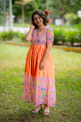 DUAL LEAVES | MATERNITY MAXI FULL LENGTH