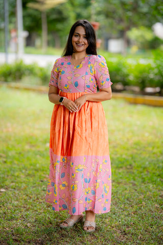 DUAL LEAVES | MATERNITY MAXI FULL LENGTH