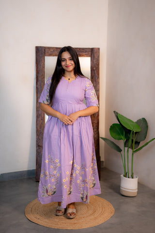ELEGANT PEACOCK | MATERNITY MAXI FULL LENGTH