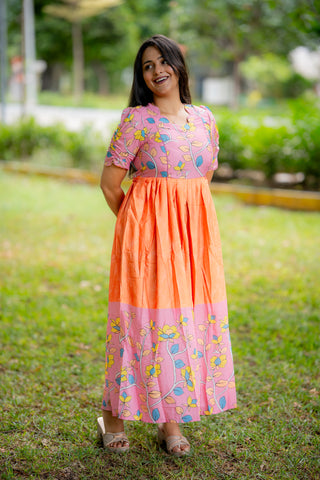 DUAL LEAVES | MATERNITY MAXI FULL LENGTH