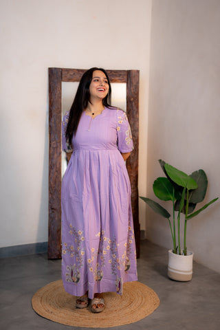 ELEGANT PEACOCK | MATERNITY MAXI FULL LENGTH