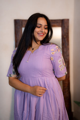 ELEGANT PEACOCK | MATERNITY MAXI FULL LENGTH
