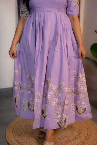 ELEGANT PEACOCK | MATERNITY MAXI FULL LENGTH