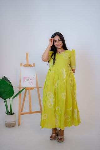 FLORESCENT HEM| MATERNITY COTTON ANKLE LENGTH