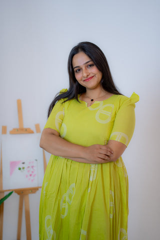 FLORESCENT HEM| MATERNITY COTTON ANKLE LENGTH