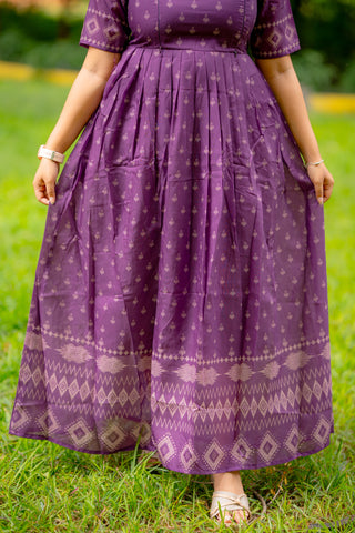 VINTAGE BORDER | MATERNITY MAXI FULL LENGTH