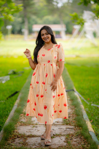 TULIP TWIST | MATERNITY MAXI ANKLE LENGTH