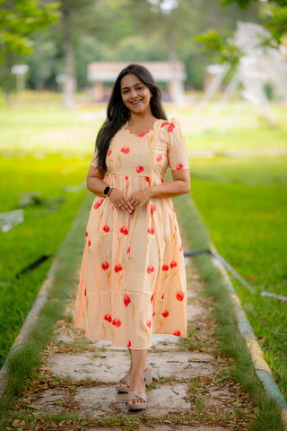 TULIP TWIST | MATERNITY MAXI ANKLE LENGTH
