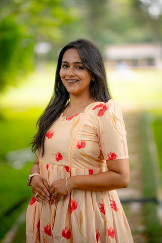 TULIP TWIST | MATERNITY MAXI ANKLE LENGTH