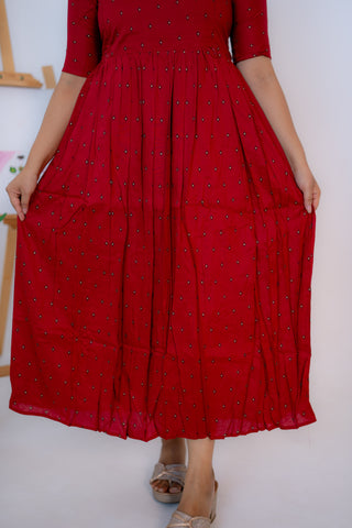 BHUTTA MEADOW | MATERNITY COTTON ANKLE LENGTH