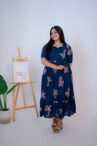GARDEN RUSH | MATERNITY COTTON ANKLE LENGTH