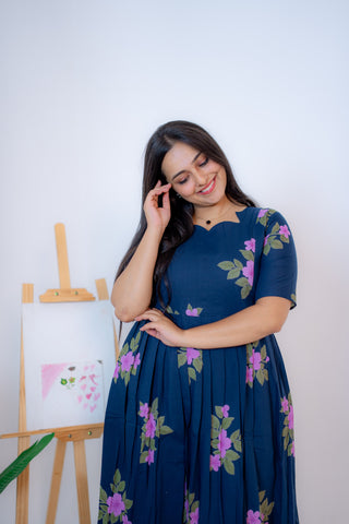 GARDEN RUSH | MATERNITY COTTON ANKLE LENGTH