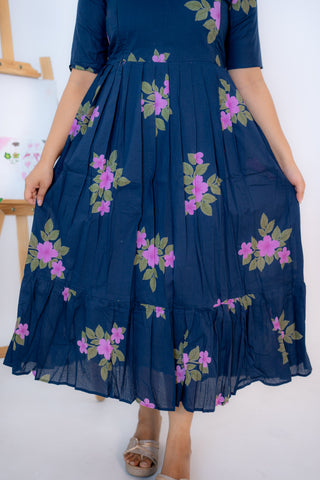 GARDEN RUSH | MATERNITY COTTON ANKLE LENGTH