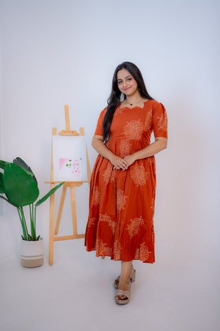 MAJESTIC CHAKRA | MATERNITY COTTON ANKLE LENGTH